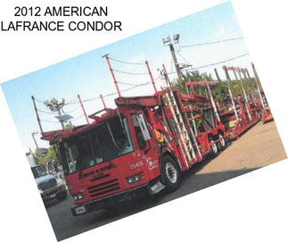 2012 AMERICAN LAFRANCE CONDOR