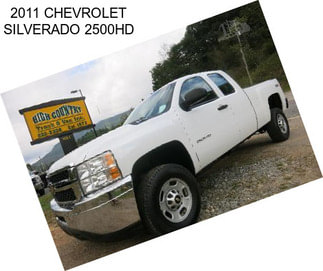 2011 CHEVROLET SILVERADO 2500HD