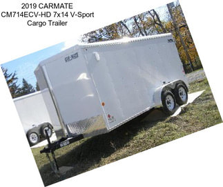 2019 CARMATE CM714ECV-HD 7x14 V-Sport Cargo Trailer