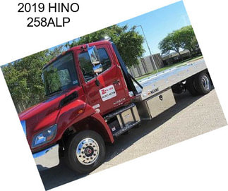 2019 HINO 258ALP