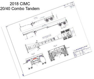 2018 CIMC 20/40 Combo Tandem