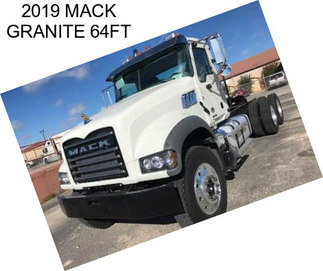 2019 MACK GRANITE 64FT