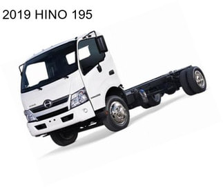 2019 HINO 195