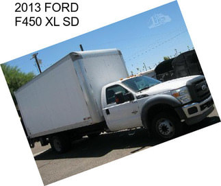 2013 FORD F450 XL SD