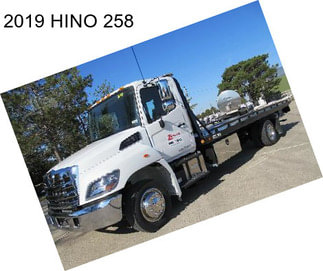 2019 HINO 258