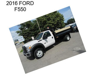 2016 FORD F550