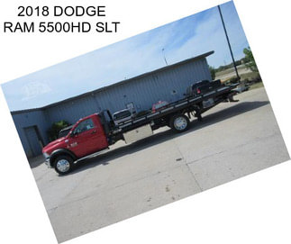 2018 DODGE RAM 5500HD SLT