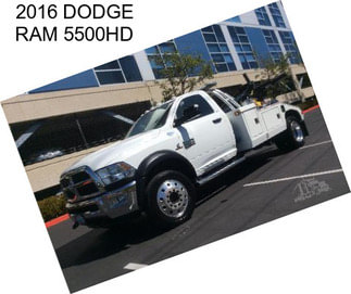 2016 DODGE RAM 5500HD