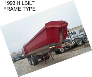 1993 HILBILT FRAME TYPE