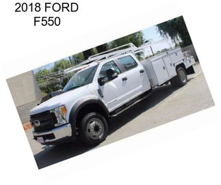 2018 FORD F550