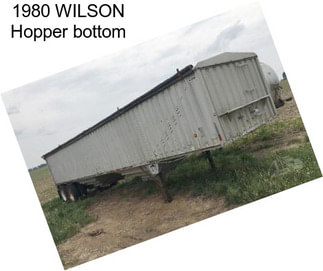 1980 WILSON Hopper bottom