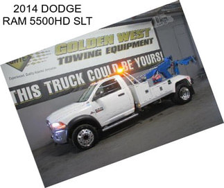 2014 DODGE RAM 5500HD SLT