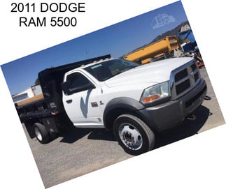 2011 DODGE RAM 5500