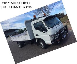 2011 MITSUBISHI FUSO CANTER 815