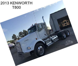 2013 KENWORTH T800