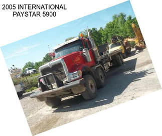 2005 INTERNATIONAL PAYSTAR 5900