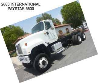 2005 INTERNATIONAL PAYSTAR 5500