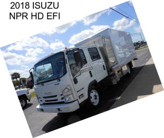 2018 ISUZU NPR HD EFI