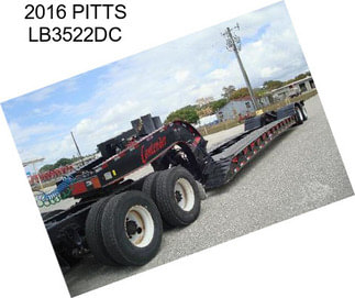 2016 PITTS LB3522DC