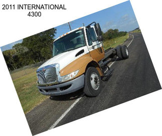 2011 INTERNATIONAL 4300