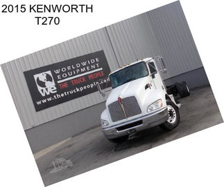 2015 KENWORTH T270