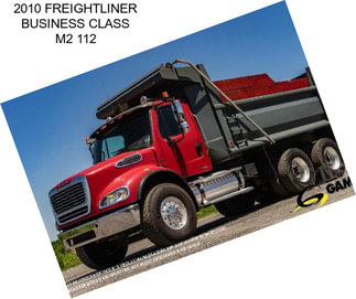 2010 FREIGHTLINER BUSINESS CLASS M2 112