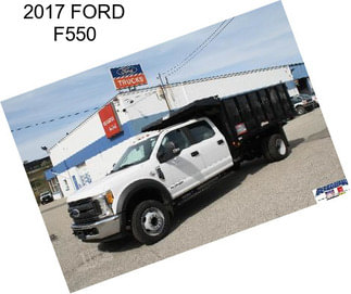 2017 FORD F550