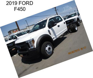 2019 FORD F450