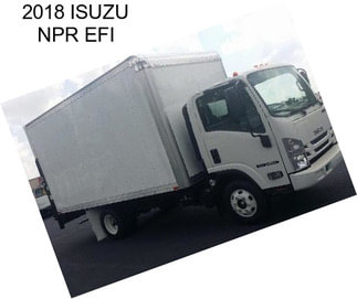 2018 ISUZU NPR EFI