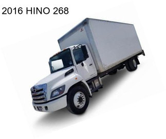 2016 HINO 268