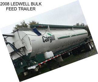 2008 LEDWELL BULK FEED TRAILER