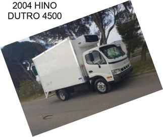 2004 HINO DUTRO 4500