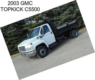 2003 GMC TOPKICK C5500