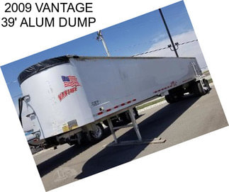 2009 VANTAGE 39\' ALUM DUMP