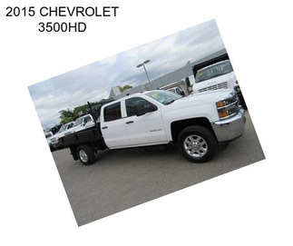 2015 CHEVROLET 3500HD