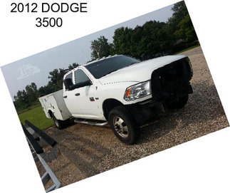 2012 DODGE 3500