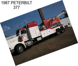 1987 PETERBILT 377