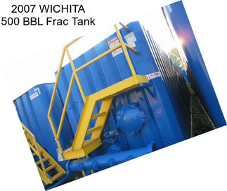 2007 WICHITA 500 BBL Frac Tank