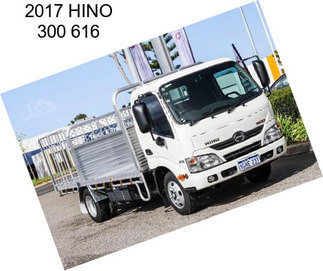 2017 HINO 300 616