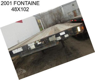 2001 FONTAINE 48X102
