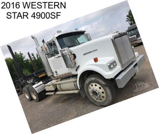 2016 WESTERN STAR 4900SF