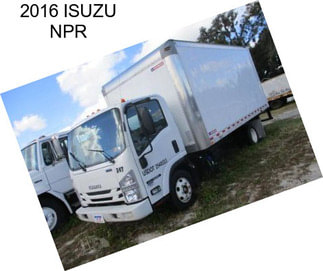 2016 ISUZU NPR