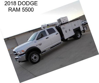 2018 DODGE RAM 5500