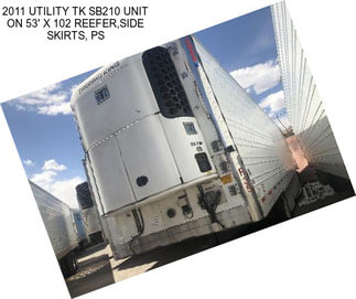 2011 UTILITY TK SB210 UNIT ON 53\' X 102\