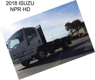 2018 ISUZU NPR HD