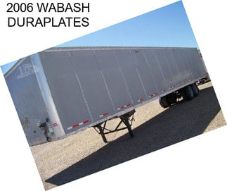 2006 WABASH DURAPLATES