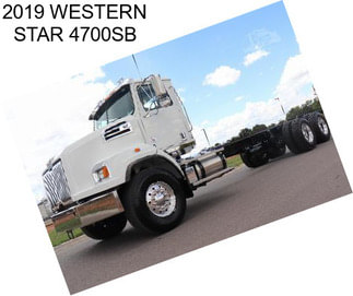 2019 WESTERN STAR 4700SB