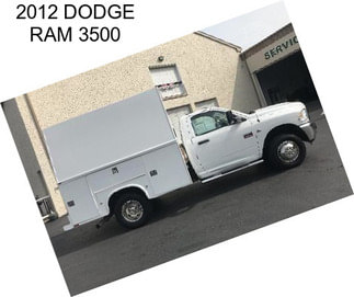 2012 DODGE RAM 3500