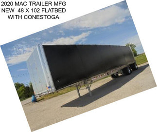 2020 MAC TRAILER MFG NEW  48 X 102 FLATBED WITH CONESTOGA