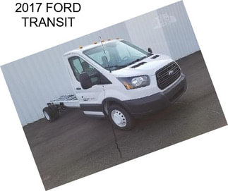 2017 FORD TRANSIT